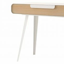 100x47 Cm Stahl Konsolentisch In Weiß - Truridia -Raik Shop 100x47 cm stahl konsolentisch in weiss eiche dekor truridia 03