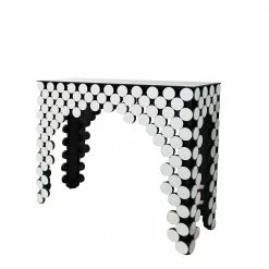 111x92x36 Konsolen Tisch Aus Spiegelglas - Salva