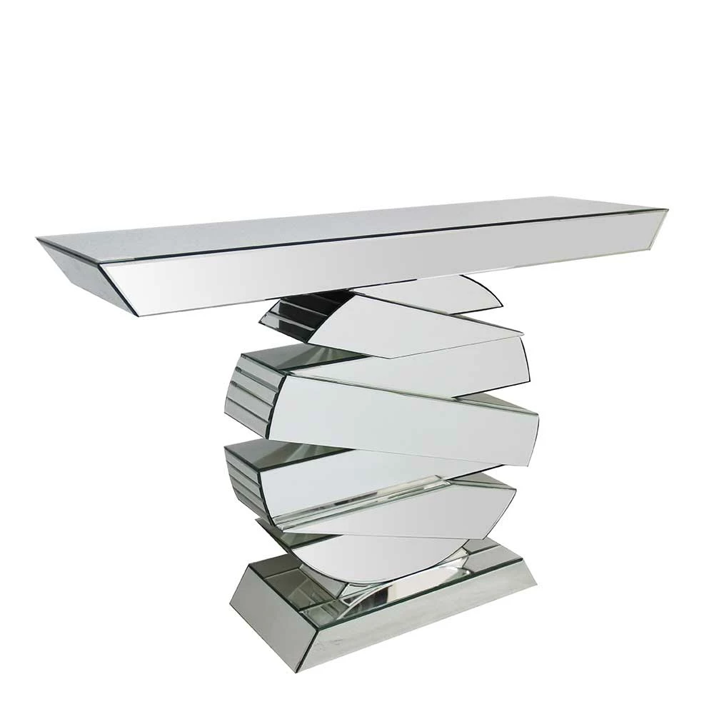 119x80x35 Design Konsoltisch In Spiegel Optik - Maroco 4 119x80x35 Design Konsoltisch In Spiegel Optik - Maroco – Bild 2