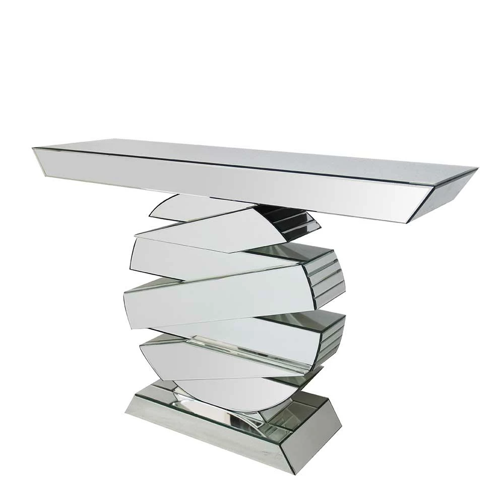 119x80x35 Design Konsoltisch In Spiegel Optik - Maroco 3 119x80x35 Design Konsoltisch In Spiegel Optik - Maroco