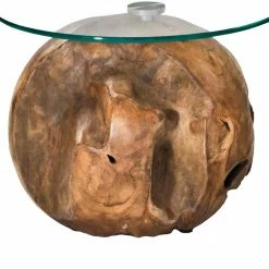 2 Couchtische Aus Teak Wurzelholz - Neo (zweiteilig) -Raik Shop 2 couchtische aus teak wurzelholz glas platte in rund neo 03