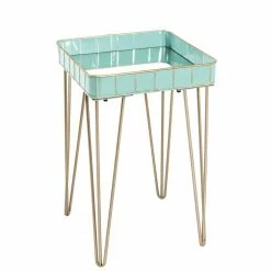 35x35 Beistelltisch Mit Spiegelplatte - Rosario