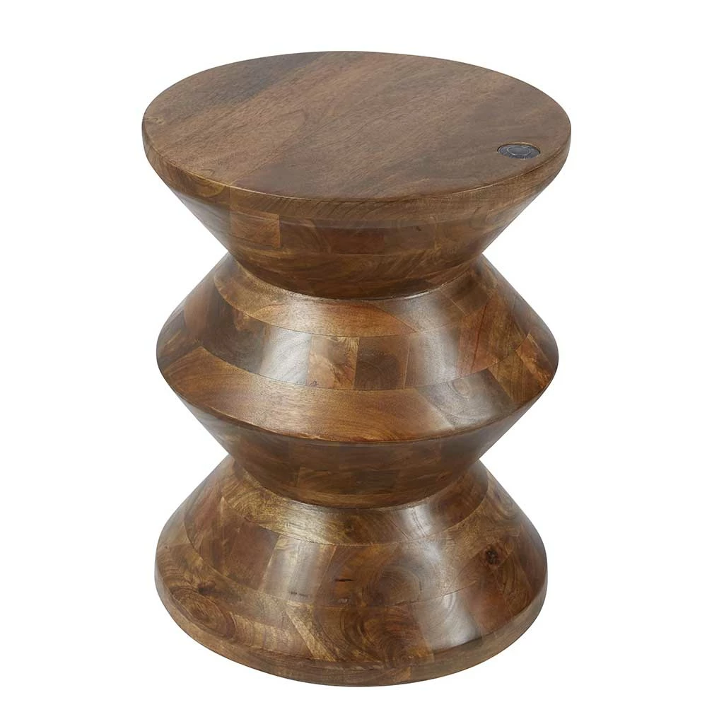 36x45x36 Design Beistelltisch Aus Mangoholz - Offia 4 36x45x36 Design Beistelltisch Aus Mangoholz - Offia – Bild 2