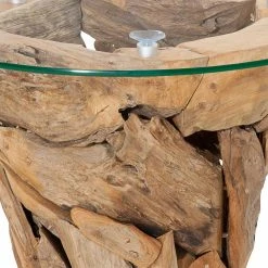 45 Cm Hoher Ablagetisch Mit Glasplatte - Rosch 9 45 Cm Hoher Ablagetisch Mit Glasplatte - Rosch -Raik Shop 45 cm hoher ablagetisch mit glasplatte recyclingholz teak rosch 03