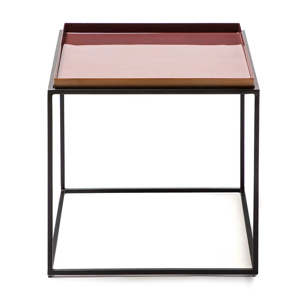 45x45 Beistelltisch In Rosa & Schwarz - Aramova 3 45x45 Beistelltisch In Rosa & Schwarz - Aramova