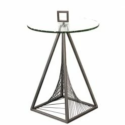 45x57x45 Tisch Mit Design Pyramiden Gestell - Soveltra