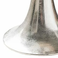 50x60x50 Designer Beistelltisch Aus Aluminium - Imlory -Raik Shop 50x60x50 designer beistelltisch aus aluminium in nickelfarben runde form imlory 02