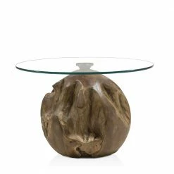 70cm Runder Couchtisch Mit Wurzel Fuß - Murdian