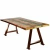 A-Fuß Esstisch Mit Altholz-Platte - Marike