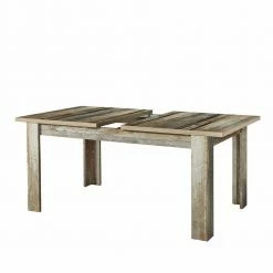 Ausziehbarer Esstisch Mit 2 Einlegeplatten - Curacon -Raik Shop ausziehbarer esstisch mit 2 einlegeplatten im shabby chic curacon 04