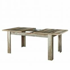 Ausziehbarer Esstisch Mit 2 Einlegeplatten - Curacon -Raik Shop ausziehbarer esstisch mit 2 einlegeplatten im shabby chic curacon 05