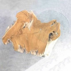 Baumkanten Designertisch Oltervas Mit Extra Glasplatte Rund -Raik Shop baumkanten designertisch extra glasplatte rund edelstahl buegelgestell oltervas 06