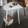 Beistelltisch Im Herzdesign In Weiß - Vilantinos -Raik Shop beistelltisch im herzdesign in weiss aus metall mit 3 fuss gestell vilantinos 01