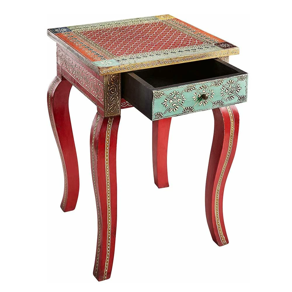 Beistelltisch Mit Schublade Orientalisch - Camelon 7 Beistelltisch Mit Schublade Orientalisch - Camelon – Bild 5