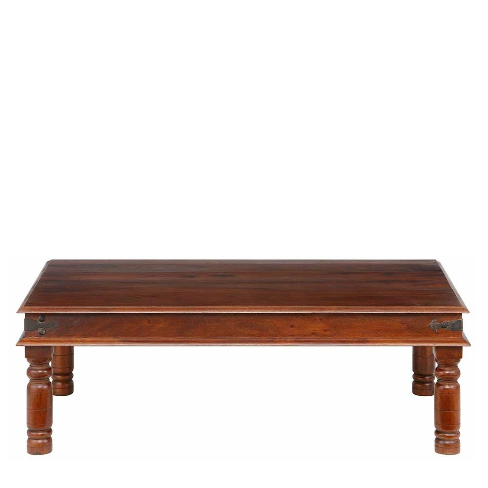 Brauner Kolonialstil Couchtisch 60x60 Oder 120x75 - Meho 4 Brauner Kolonialstil Couchtisch 60x60 Oder 120x75 - Meho – Bild 3