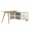 Büro Schreibtisch Farina Mit Kommode 2 Büro Schreibtisch Farina Mit Kommode -Raik Shop buero schreibtisch kommode san remo eiche farina html 01