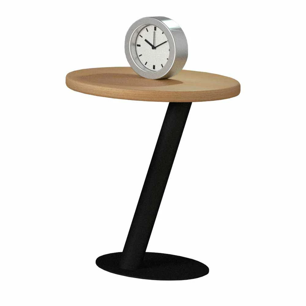 Cooler Beistelltisch Mit Eichenplatte - Lining 3 Cooler Beistelltisch Mit Eichenplatte - Lining