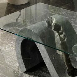 Couchtisch Varagosta Aus Stein Und Glas -Raik Shop couchtisch stein und glas s foermig varagosta 04