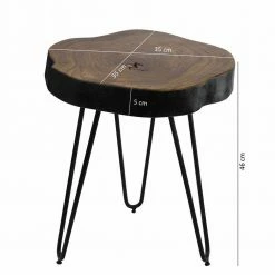 Design Ablagetisch Tohema Mit Baumkante Dunkel -Raik Shop design ablagetisch baumkante dunkel sheesham holz massiv tohema 04