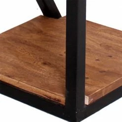 Design Ablagetisch Mendoza Mit Holz Massiv -Raik Shop design ablagetisch holz massiv gestell aus metall schwarz antik 32x32 cm mendoza 04