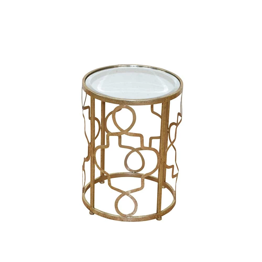 Design Beistelltisch Seaflair In Goldfarben 3 Design Beistelltisch Seaflair In Goldfarben – Bild 2