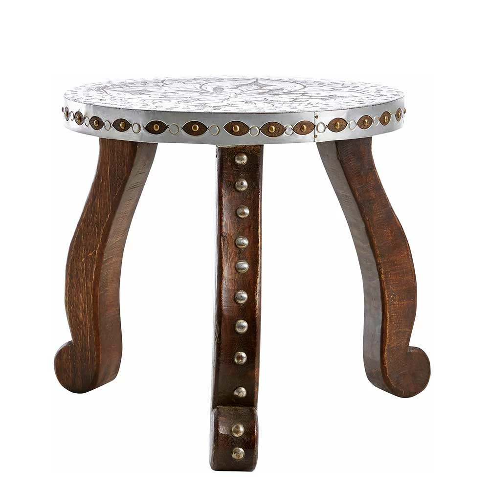 Design Beistelltisch Mit 3-Fußgestell Holz - Ceskan 5 Design Beistelltisch Mit 3-Fußgestell Holz - Ceskan – Bild 3