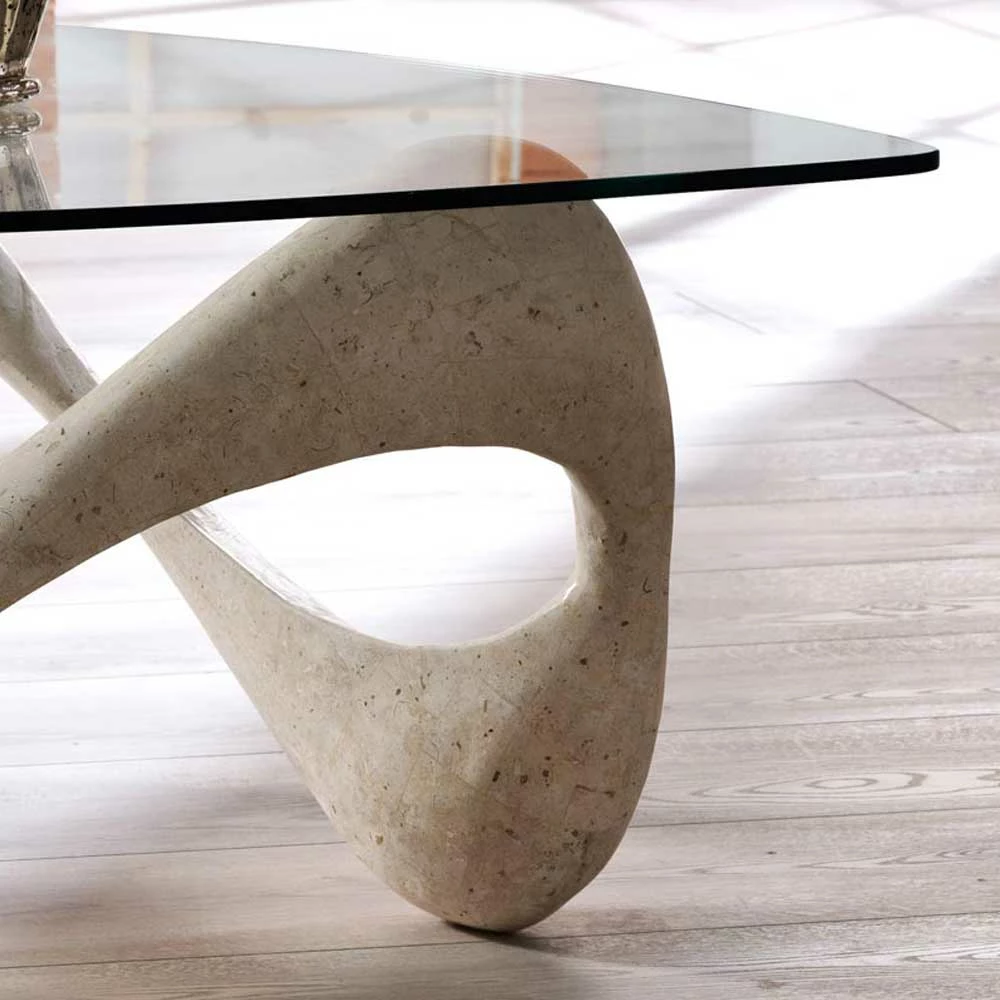 Design Couchtisch Orcia Mit Glasplatte 4 Design Couchtisch Orcia Mit Glasplatte – Bild 2