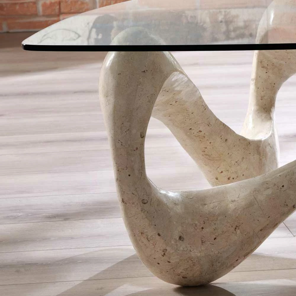 Design Couchtisch Orcia Mit Glasplatte 6 Design Couchtisch Orcia Mit Glasplatte – Bild 4