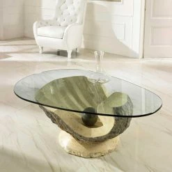 Design Couchtisch Ricana Mit Glasplatte