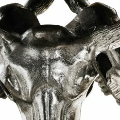 Design Couchtisch Mit Büffel Schädel Gestell - Zarinas 9 Design Couchtisch Mit Büffel Schädel Gestell - Zarinas -Raik Shop design couchtisch mit bueffel schaedel gestell aus aluminium in nickel zarinas 03