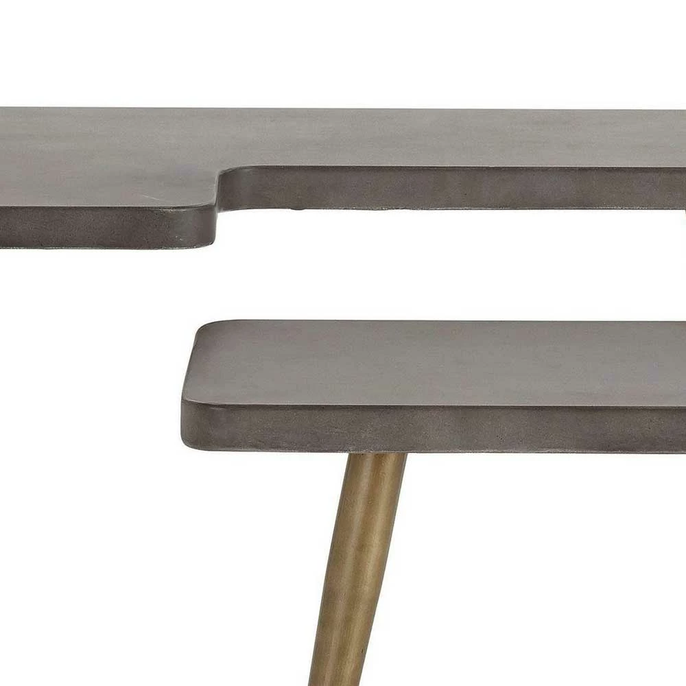 Design Couchtische Mit Betonplatte - Varhida (zweiteilig) 8 Design Couchtische Mit Betonplatte - Varhida (zweiteilig) – Bild 6