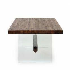 Design Eiche Esstisch Mit Glas Gestell - Ventida -Raik Shop design eiche esstisch mit glas gestell in 100 cm breite 4 laengen ventida 02
