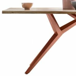 Design Esstisch Aus Gewachstem Holz Akazie - Prayer 9 Design Esstisch Aus Gewachstem Holz Akazie - Prayer -Raik Shop design esstisch aus gewachstem holz akazie mit eisengestell in braun prayer 02