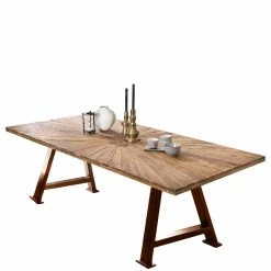 Design Esszimmertisch Aus Teak Altholz - Cester