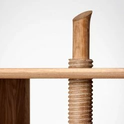 Design Holz Beistelltisch Drehbar - Julecas -Raik Shop design holz beistelltisch drehbar aus eiche hoehenverstellbar julecas 03