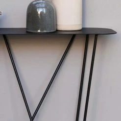 Design Konsolentisch Aus Stahl In Schwarz - Skadiva 9 Design Konsolentisch Aus Stahl In Schwarz - Skadiva -Raik Shop design konsolentisch aus stahl in schwarz pulverbeschichtet 2 groessen skadiva 03