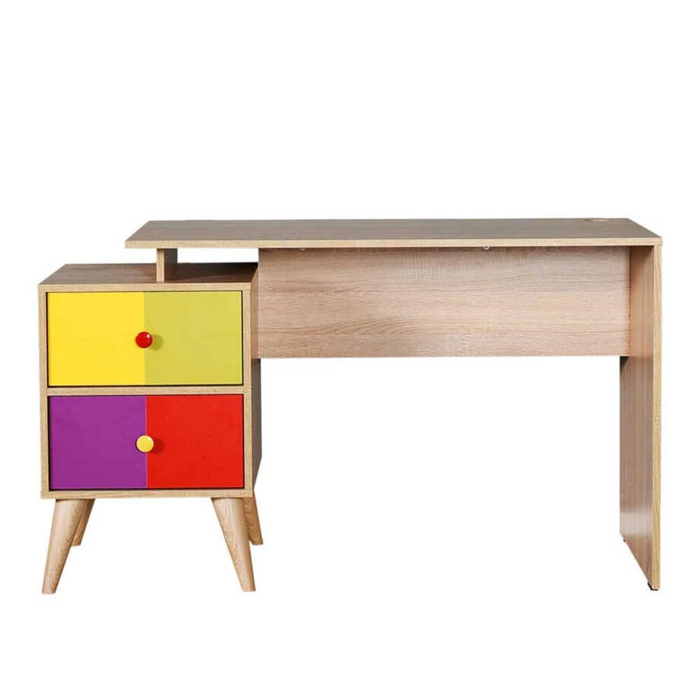 Design Schreibtisch In Sonoma-Eiche & Bunt - Reddnas 7 Design Schreibtisch In Sonoma-Eiche & Bunt - Reddnas – Bild 5