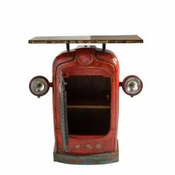 Design Stehtisch Lyneka In Rot Vintage Used Look -Raik Shop design stehtisch rot vintage used look mit recyclingholz traktor optik lyneka 02