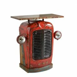 Design Stehtisch Lyneka In Rot Vintage Used Look -Raik Shop design stehtisch rot vintage used look mit recyclingholz traktor optik lyneka 03