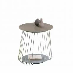 Design Wohnzimmertisch In Taupe - Denna