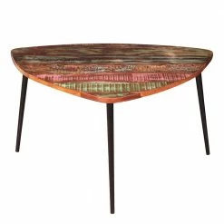 Dreieck Couchtisch Im Shabby Chic Stil - Jamaica 9 Dreieck Couchtisch Im Shabby Chic Stil - Jamaica -Raik Shop dreieck couchtisch im shabby chic stil mit dreifussgestell jamaica 02