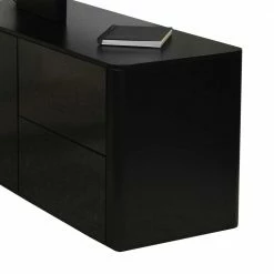 Eck PC Schreibtisch Cigemba In Schwarz -Raik Shop eck pc schreibtisch schwarz glas cigemba html 03