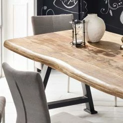 Esstisch Mit Waldkante Mangoholz Platte - Citylife 11 Esstisch Mit Waldkante Mangoholz Platte - Citylife -Raik Shop esstisch mit waldkante mangoholz platte a gestell in schwarz citylife 03