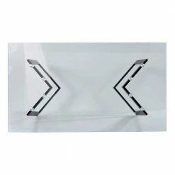 Esszimmertisch Mit Glasplatte 160x90 Cm - Hilde 10 Esszimmertisch Mit Glasplatte 160x90 Cm - Hilde -Raik Shop esszimmertisch mit glasplatte 160x90 cm mit metall buegelgestell in schwarz hilde 03