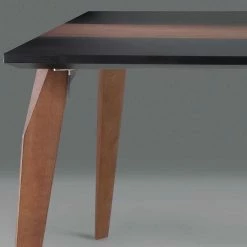 Extravaganter Tisch In Schwarz & Nussbaum - Raidow -Raik Shop extravaganter tisch in schwarz nussbaum 200x100 cm raidow 03