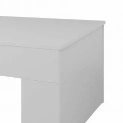 Funktioneller Sofatisch Lotta In Weiß 110x60cm -Raik Shop funktioneller sofatisch weiss 110x60cm mit seitlichen auszuegen lotta 02