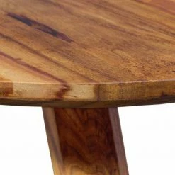 Holz Designertisch Jamsons Mit Tischplatte Rund 11 Holz Designertisch Jamsons Mit Tischplatte Rund -Raik Shop holz designertisch tischplatte rund sheesham massiv jamsons 03
