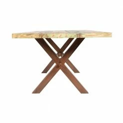 Industrie Esstisch Valcmeris In Braun Bunt 9 Industrie Esstisch Valcmeris In Braun Bunt -Raik Shop industrie esstisch braun bunt massivholz valcmeris 03