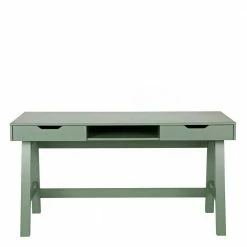 Jugendzimmer Schreibtisch Madrid In Grün -Raik Shop jugendzimmer schreibtisch gruen kiefer massivholz madrid 02