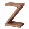 Kleiner Designertisch Vislan In Z-Form -Raik Shop kleiner designertisch z form holz massiv akazie natur vislan f